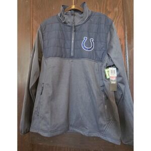 Indianapolis Colts Jacket Men M Blue Pullover NFL Football Jacket New with Tags